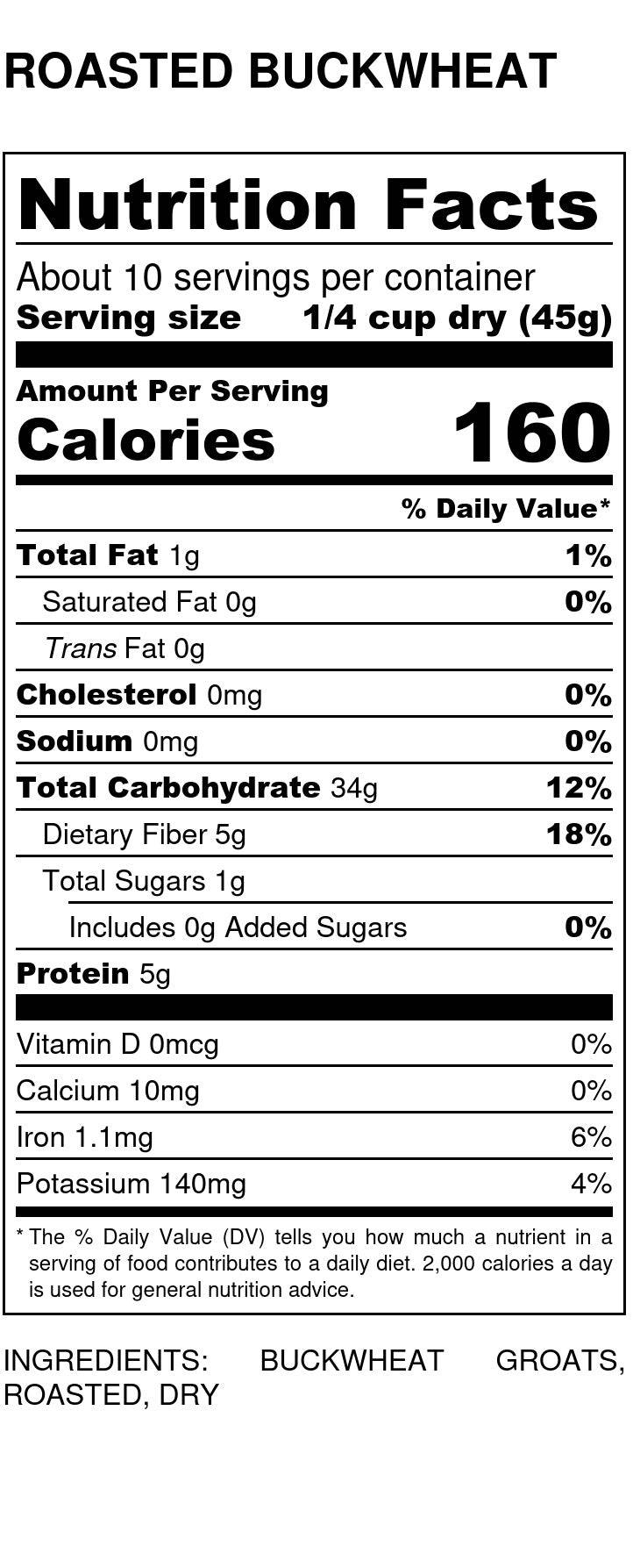 Buckwheat, Kasha, Brown Roasted, Organic - Country Life Natural Foods