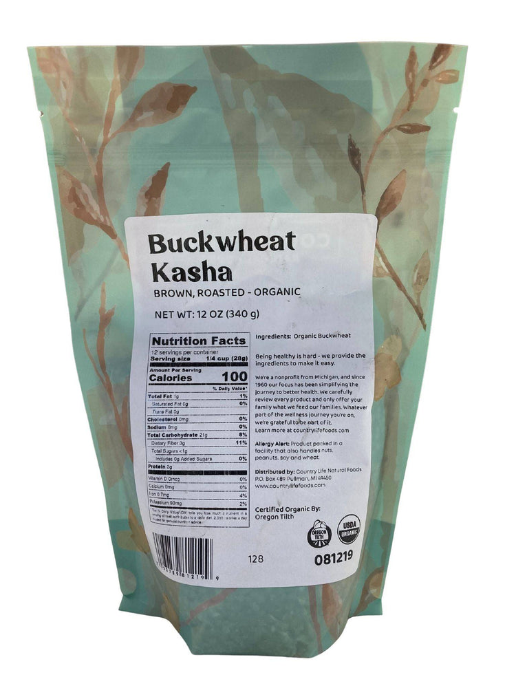 
                  
                    Organic Buckwheat, Brown Roasted (Kasha) - Country Life Natural Foods
                  
                