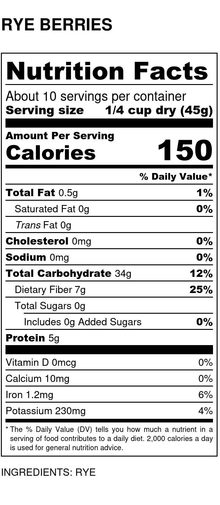 
                  
                    Organic Rye Berries - Country Life Natural Foods
                  
                