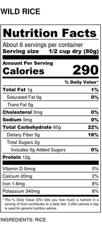 
                  
                    Wild Rice, Organic - Country Life Natural Foods
                  
                