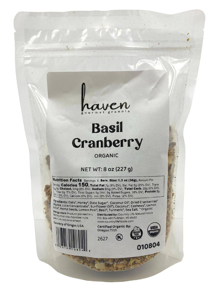 
                  
                    Haven Granola Basil Cranberry - Country Life Natural Foods
                  
                