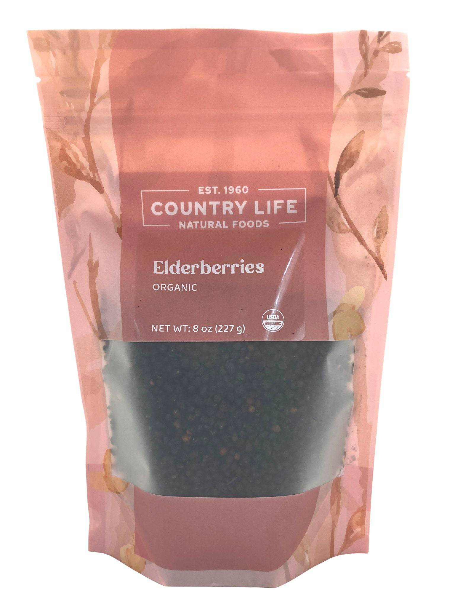 Elderberries, Organic Country Life Natural Foods