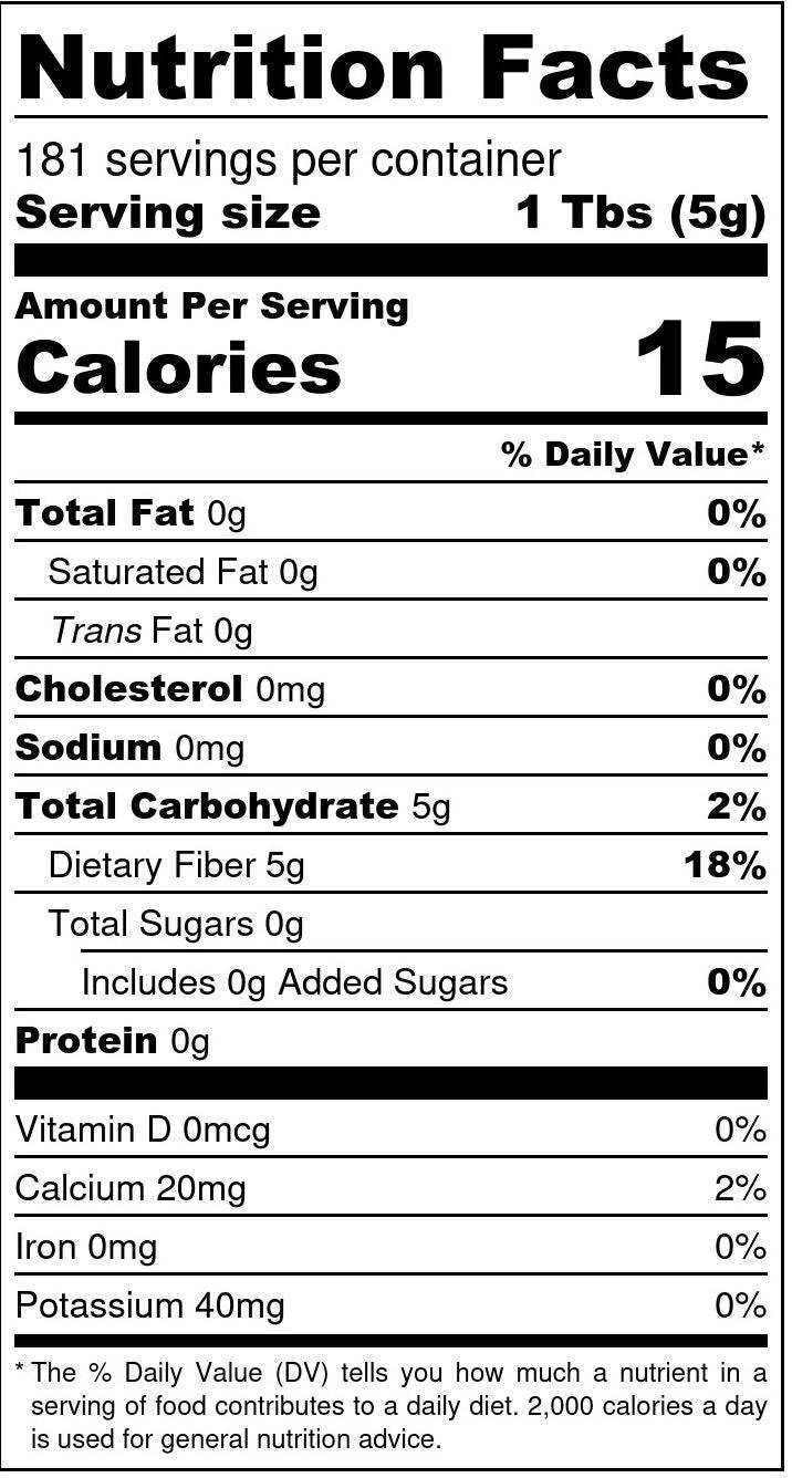 Psyllium Husks, Ground - Country Life Natural Foods