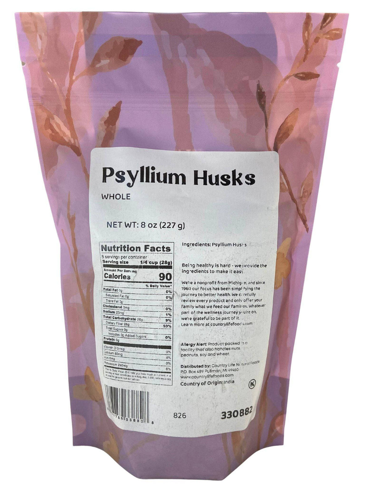 Psyllium Husks, Whole - Country Life Natural Foods