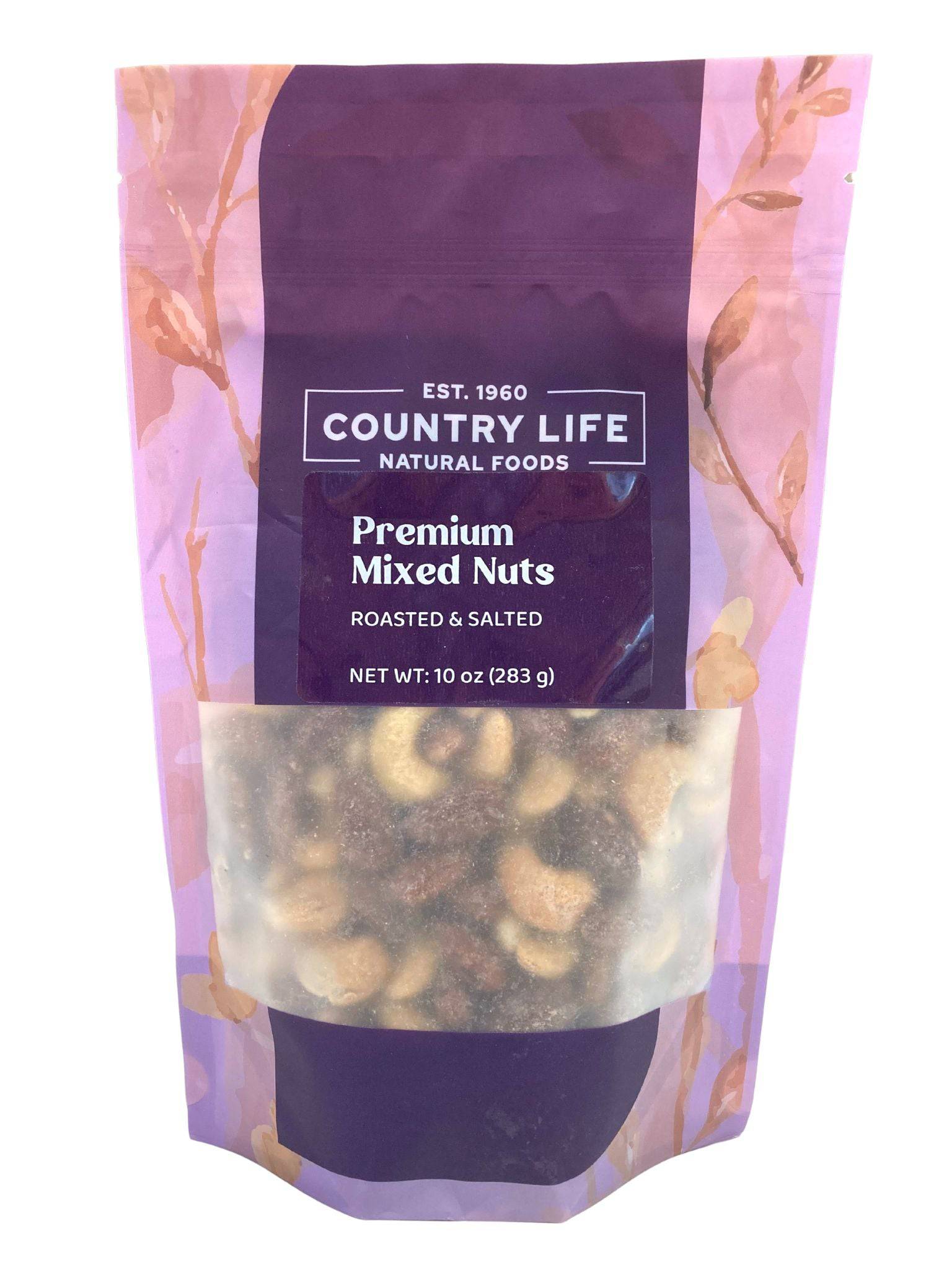 Mixed Nuts, Premium, Roasted, Salted - Country Life Natural Foods