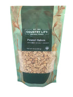 Peanuts, 1/2s Dry Roasted, No Salt, Organic, Nuts - Country Life Natural Foods
