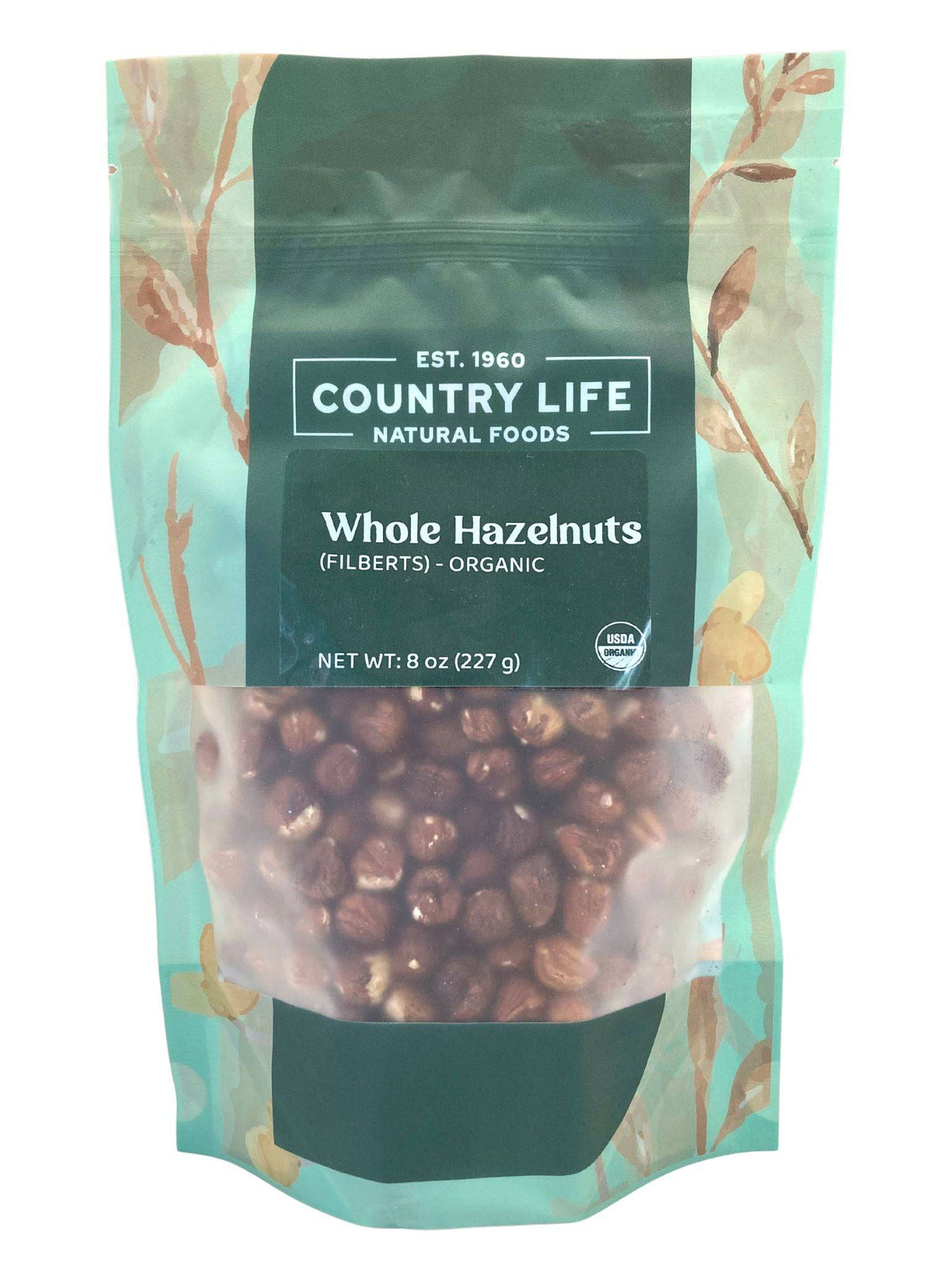 Hazelnuts, Whole, Organic - Country Life Natural Foods