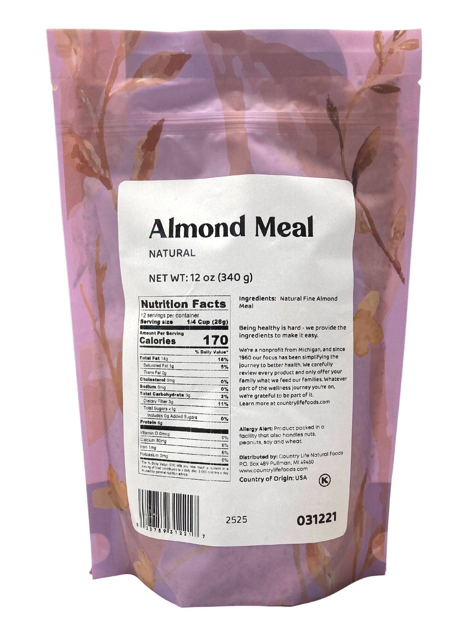 
                  
                    Almond Meal, Fine Ground, Natural - Country Life Natural Foods
                  
                