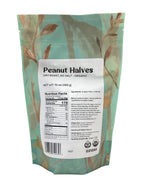 Peanuts, 1/2s Dry Roasted, No Salt, Organic, Nuts - Country Life Natural Foods