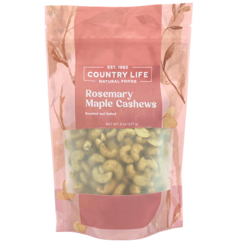 Rosemary Maple Cashews - Country Life Natural Foods