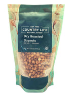 Soynuts, Dry Roasted, Organic, No Salt, Savory Snacks - Country Life Natural Foods