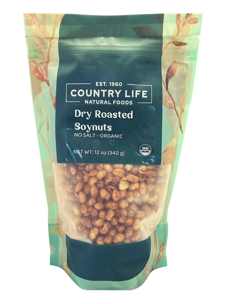 Organic Soynuts, Dry Roasted, No Salt - Country Life Natural Foods