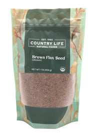 
                  
                    Organic Flax Seeds, Brown - Country Life Natural Foods
                  
                