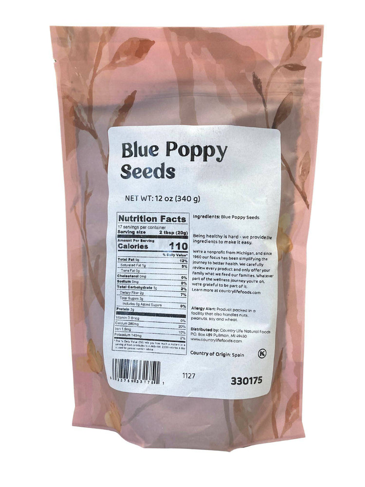 
                  
                    Poppy Seeds, Blue - Country Life Natural Foods
                  
                