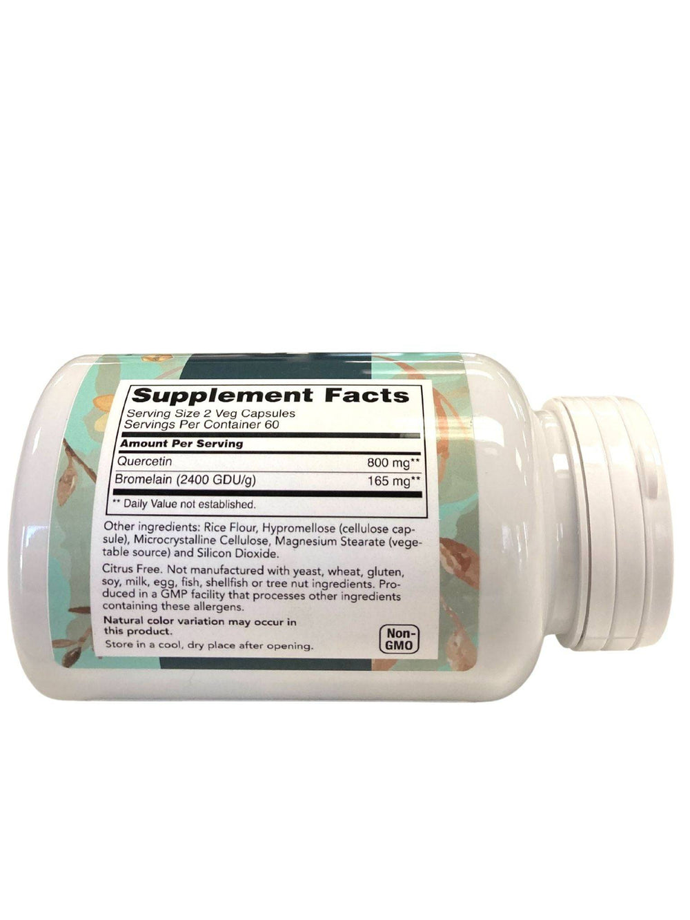Quercetin With Bromelain 120 Veg Capsules - Country Life Natural Foods