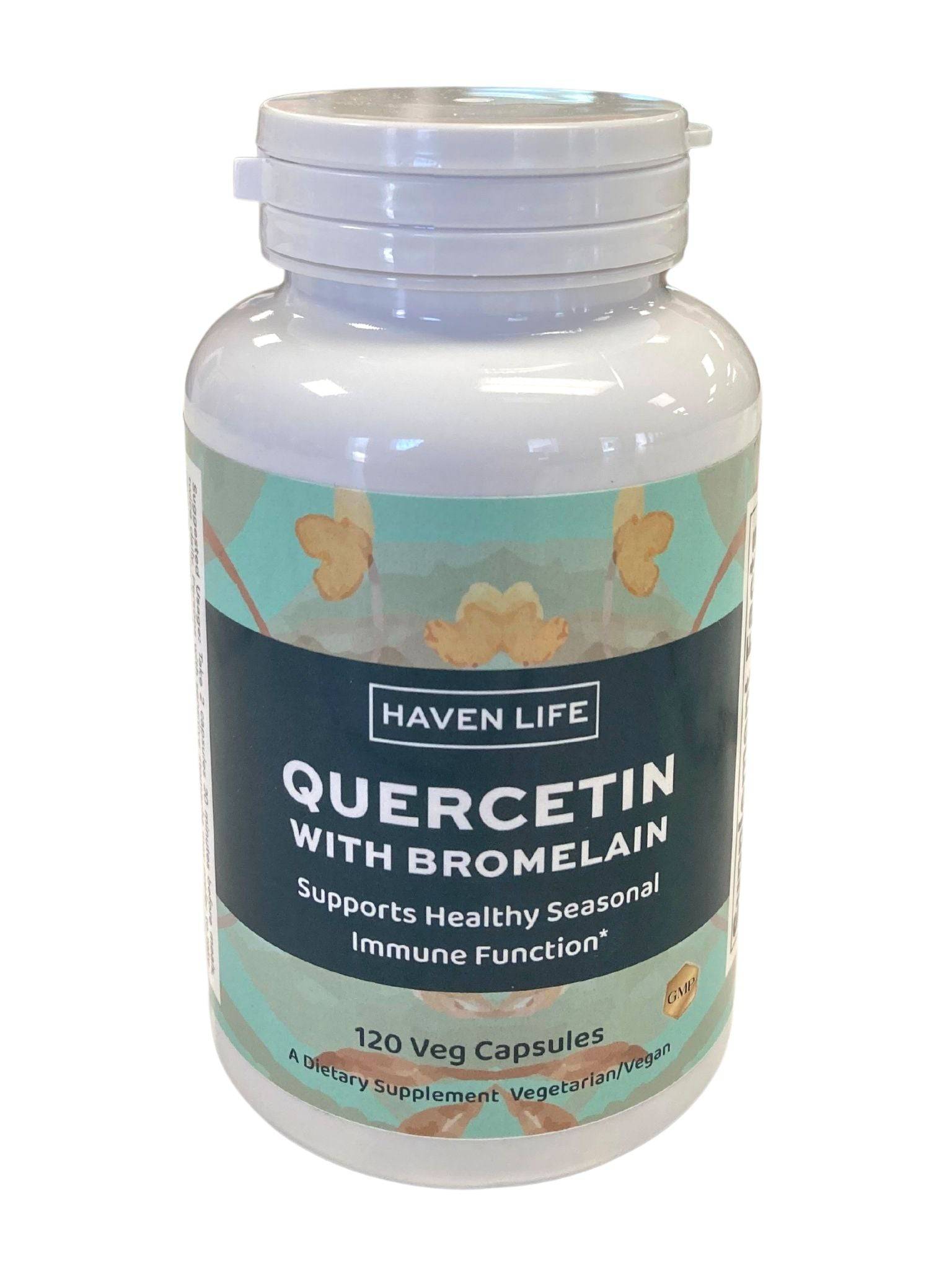 Quercetin With Bromelain 120 Veg Capsules - Country Life Natural Foods