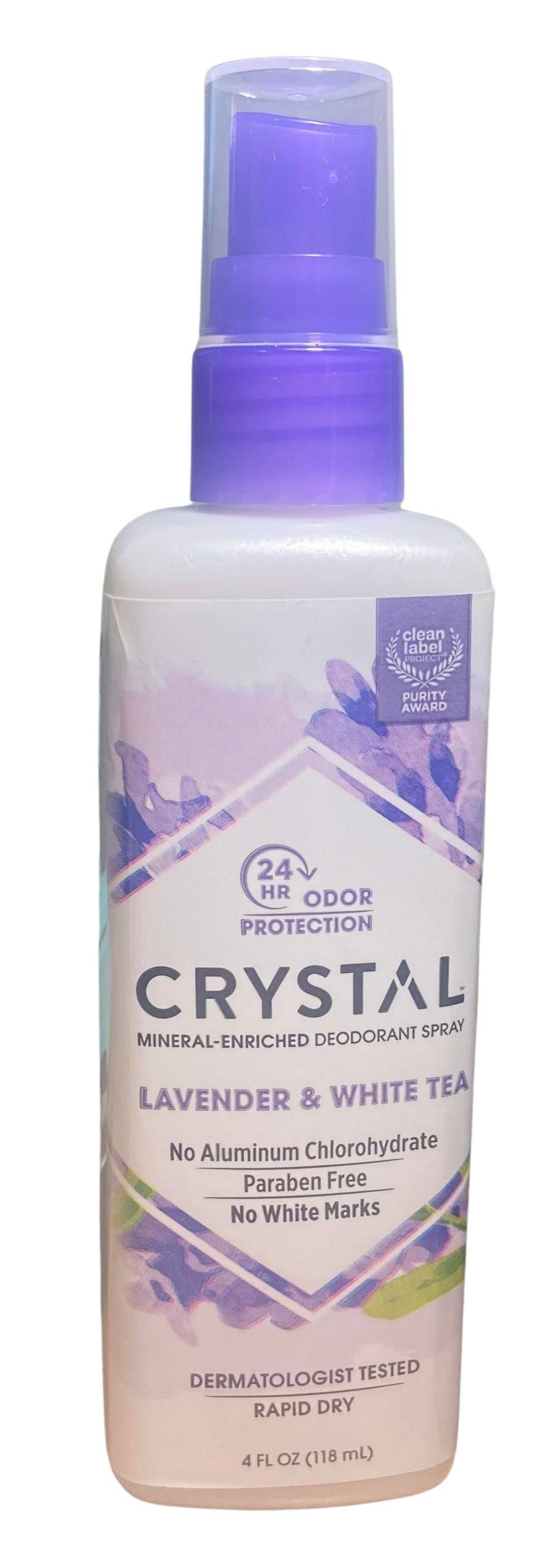 Crystal Deodorant Spray Lavender & White Tea - Country Life Natural Foods