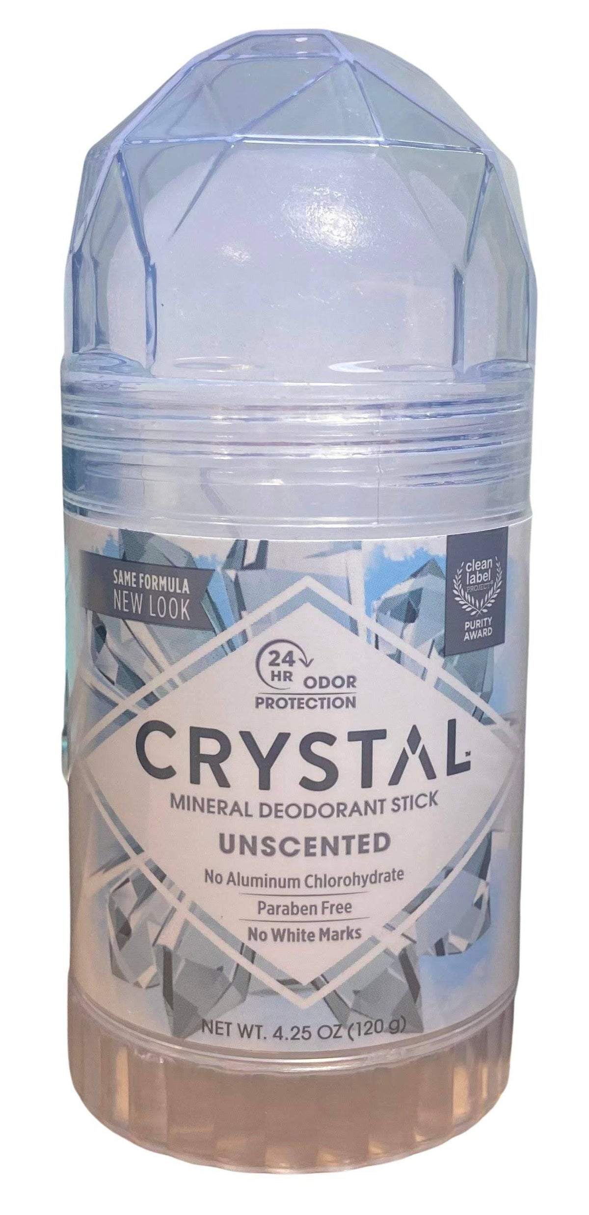 Crystal Deodorant, Stick, Unscented - Country Life Natural Foods