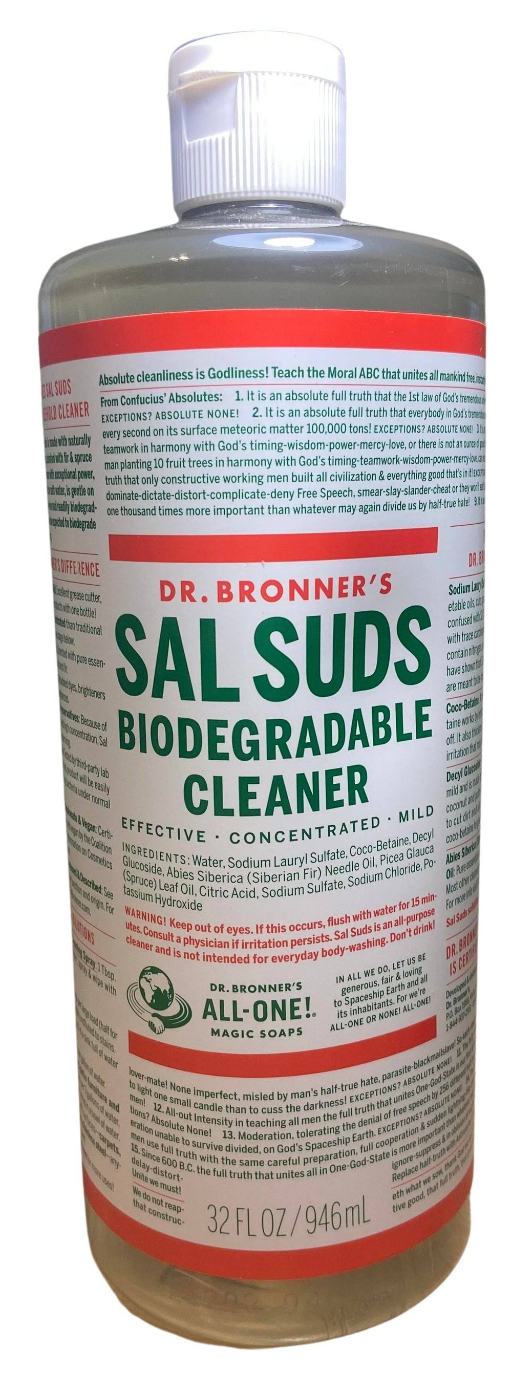 Dr Bronner's Sal Suds 32 oz