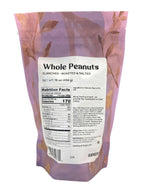 Peanuts, Whole, Blanched, Roasted, Salted, Nuts - Country Life Natural Foods