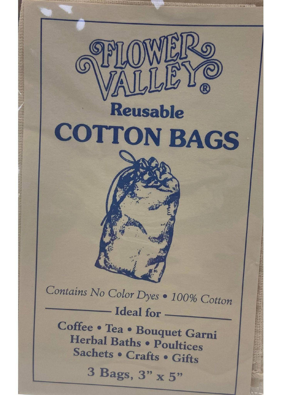 Reusable Cotton Tea Bags - Country Life Natural Foods