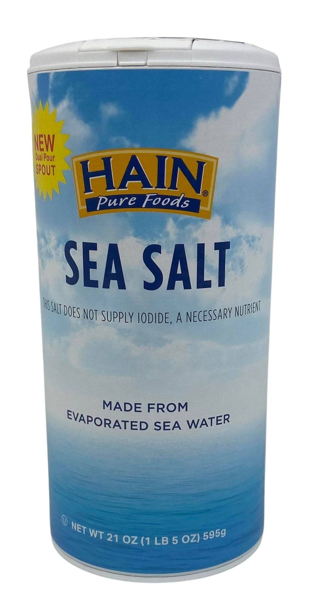 Hain Sea Salt 21oz - Country Life Natural Foods