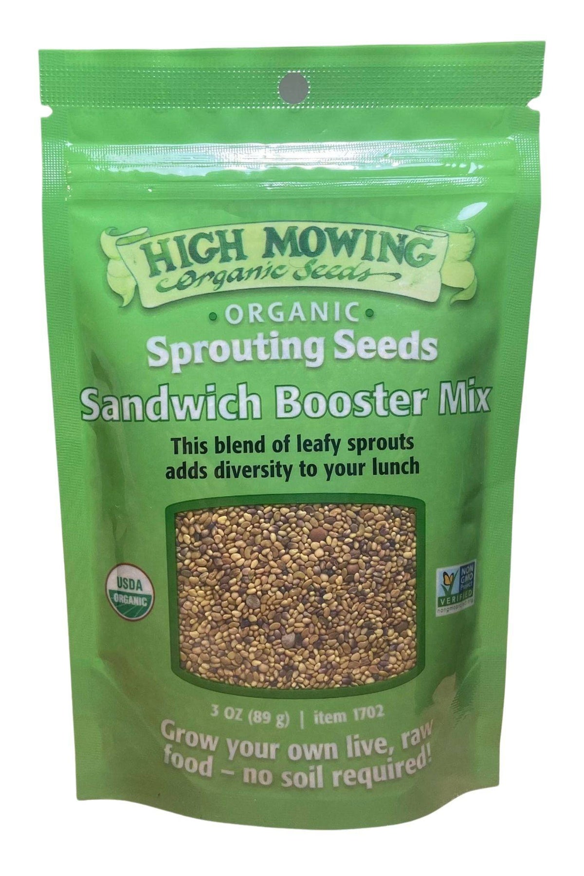 Sprouting Seeds, Organic, High Mowing - Country Life Natural Foods