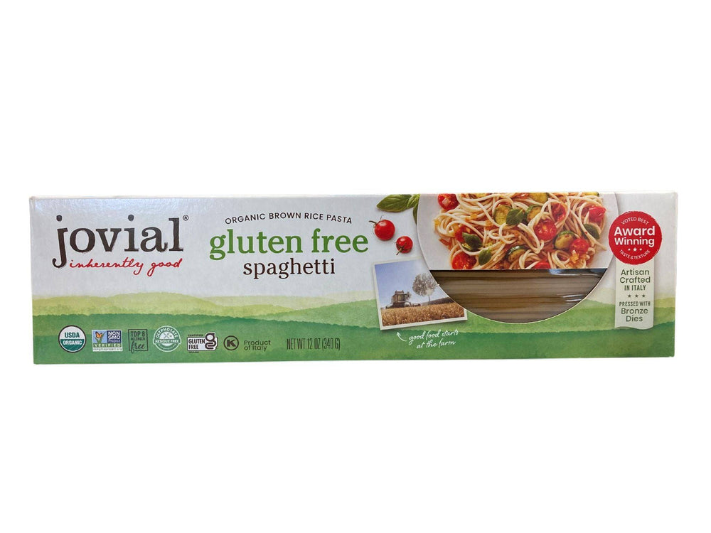 Organic Brown Rice Pasta - Spaghetti (Jovial) - Country Life Natural Foods