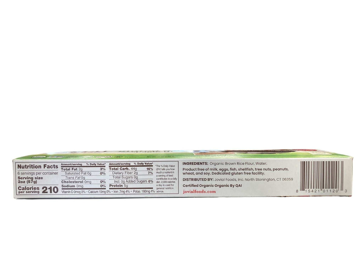 Spaghetti, Brown Rice, Organic, Jovial, Gluten-Free - Country Life Natural Foods