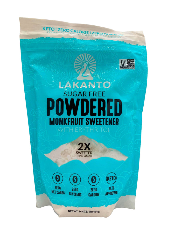 Powdered Monkfruit and Erythritol Sweetener - Powdered Sugar
