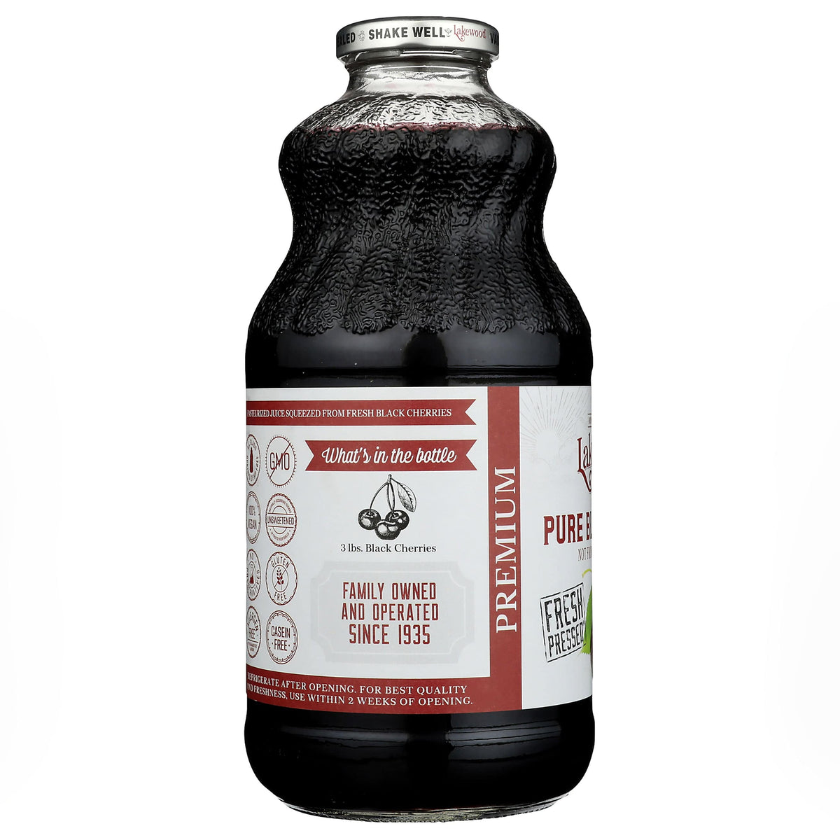Black Cherry Juice, Lakewood Country Life Natural Foods