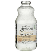 Organic Aloe Juice (Lakewood Organic Juice) - Inner Fillet Juice w/Lemon - Country Life Natural Foods
