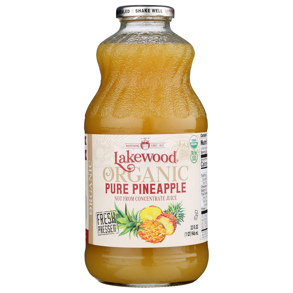 Organic Pineapple Juice (Lakewood Organic Juice) - Country Life Natural Foods