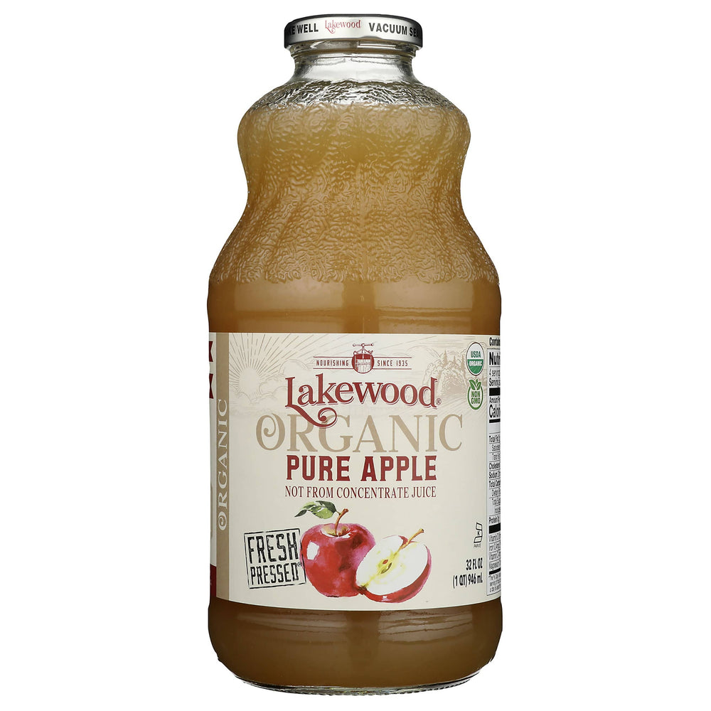 Organic Pure Apple Juice (Lakewood Organic Juice) - Country Life Natural Foods