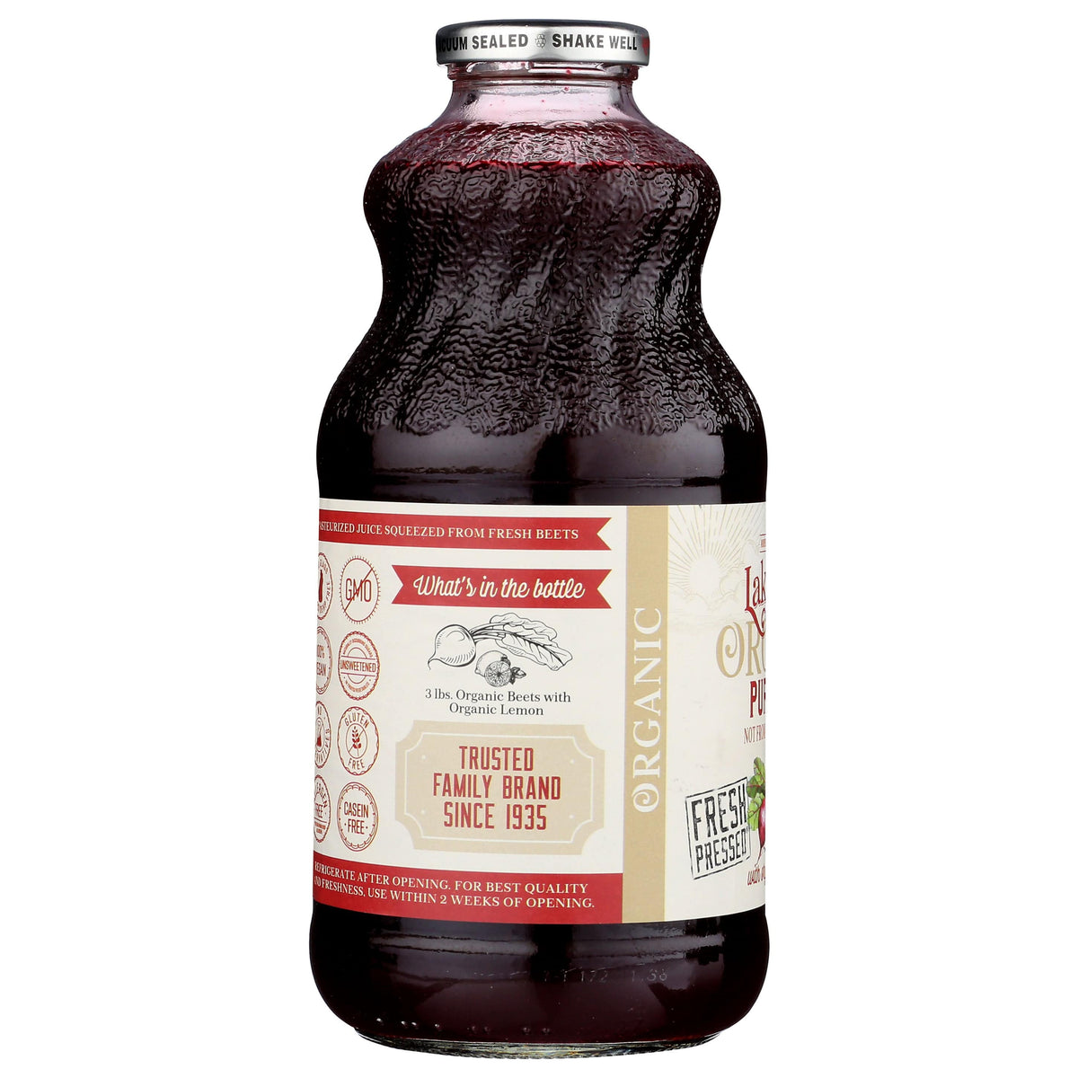 Beet Juice, Organic, Pure, Lakewood - Country Life Natural Foods