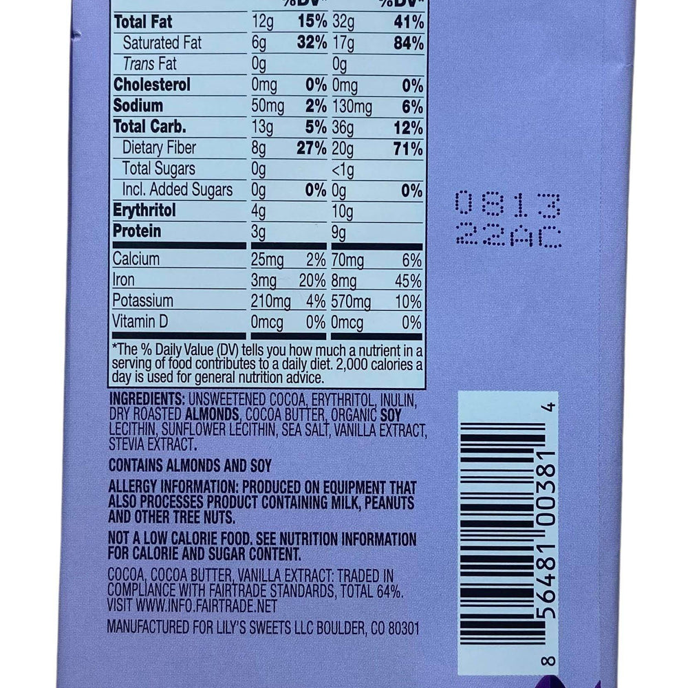 
                  
                    Chocolate Bars, Dark, Stevia Sweetened, Lily's - Country Life Natural Foods
                  
                