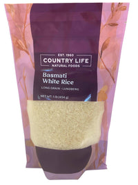 
                  
                    Rice, Basmati - White - Country Life Natural Foods
                  
                