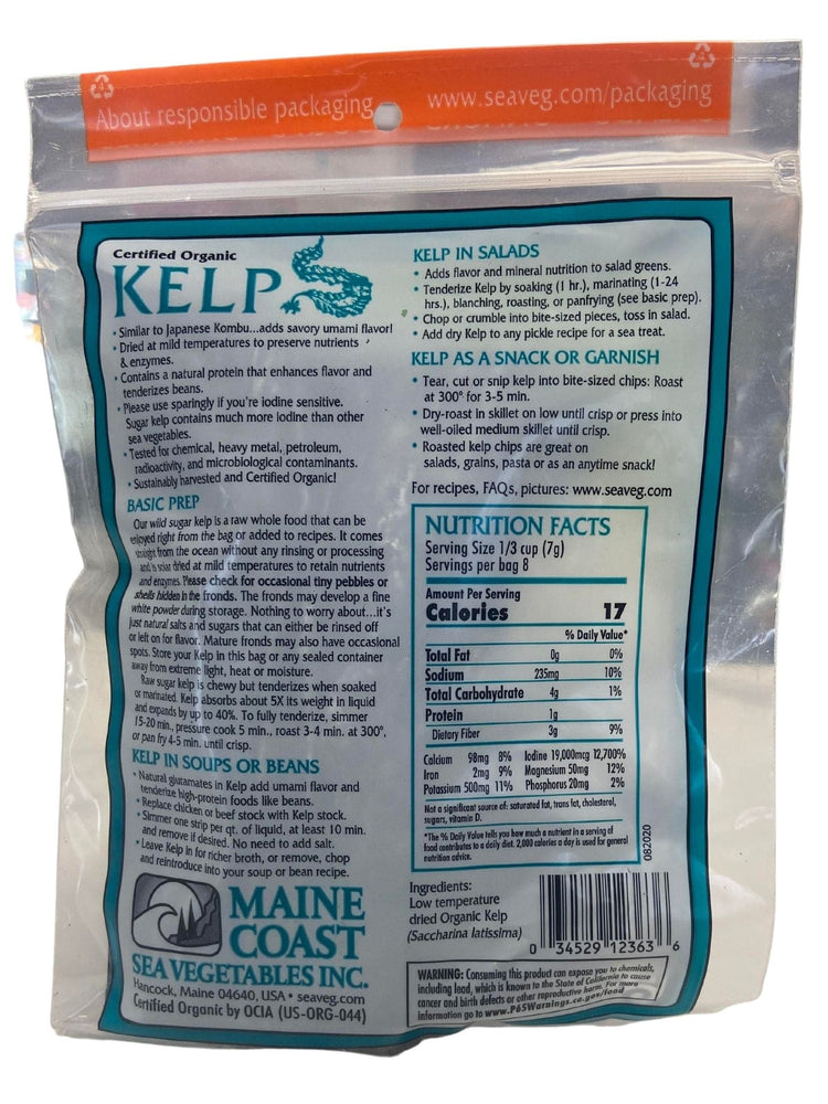 
                  
                    Kelp Wild Atlantic Kombu - Country Life Natural Foods
                  
                