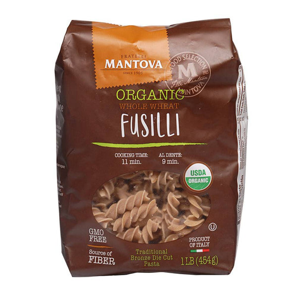 Fusilli, Whole Wheat, Organic, Pasta & Noodles - Country Life Natural Foods