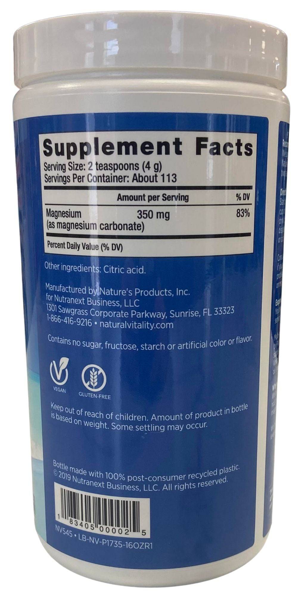 Calm Magnesium Supplement, Vitamins & Supplements - Country Life Natural Foods