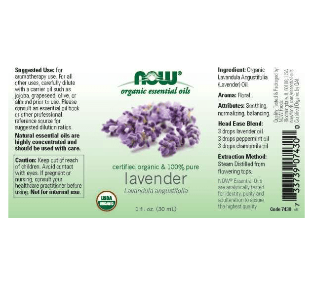 Now Essential Oils, Lavender - 1 fl oz