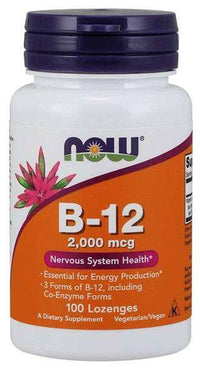 B-12 2,000mcg (100 lozenges) - Country Life Natural Foods