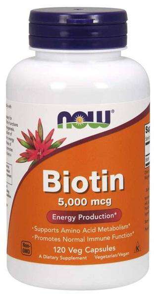 Biotin 5000mcg (120 Vcaps) - Country Life Natural Foods
