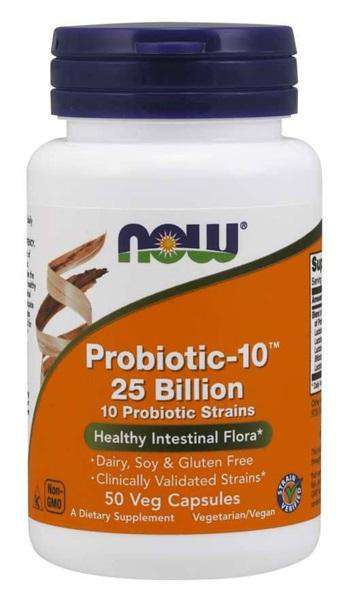 Probiotic-10 25 Billion CFU (50 Vcaps) - Country Life Natural Foods