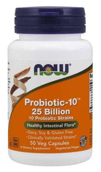 Probiotic-10 25 Billion CFU (50 Vcaps) - Country Life Natural Foods