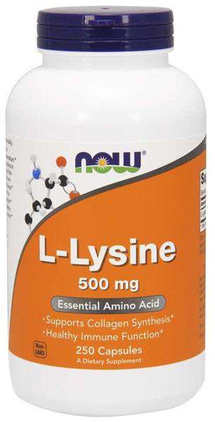 L-Lysine 500mg (250 Tabs) - Country Life Natural Foods