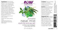 
                  
                    Activated Nasal Mist Erythritol And Sea Salt 2oz - Country Life Natural Foods
                  
                