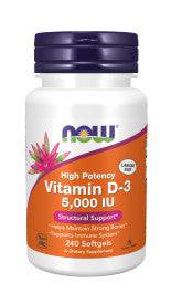 High Potency Vitamin D-3 5,000 IU 240 Count - Country Life Natural Foods