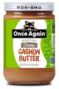 Organic Cashew Butter, Smooth - Country Life Natural Foods