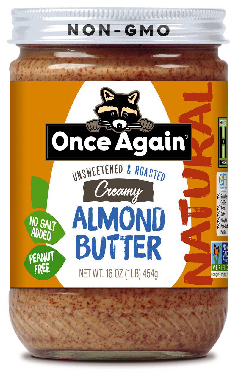 Almond Butter, Creamy, No Salt - Country Life Natural Foods